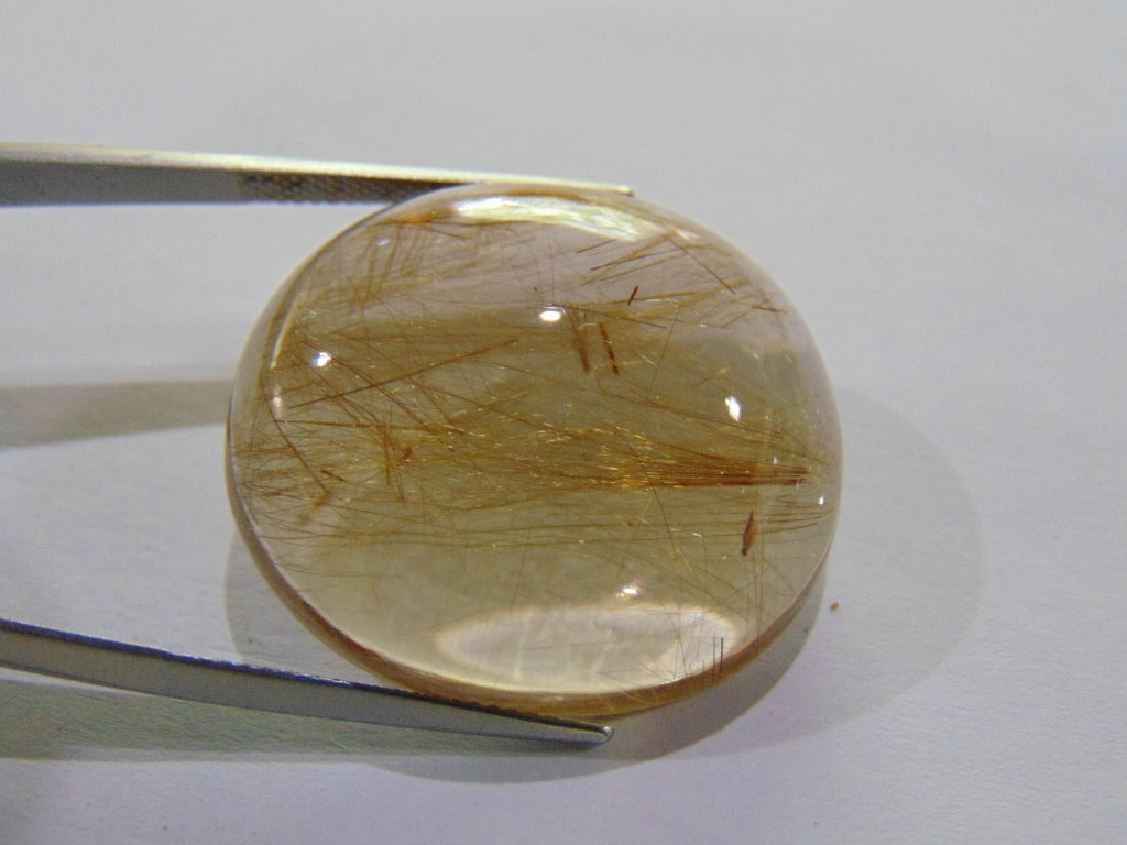 54.80ct Quartz With Rutile 28x25mm