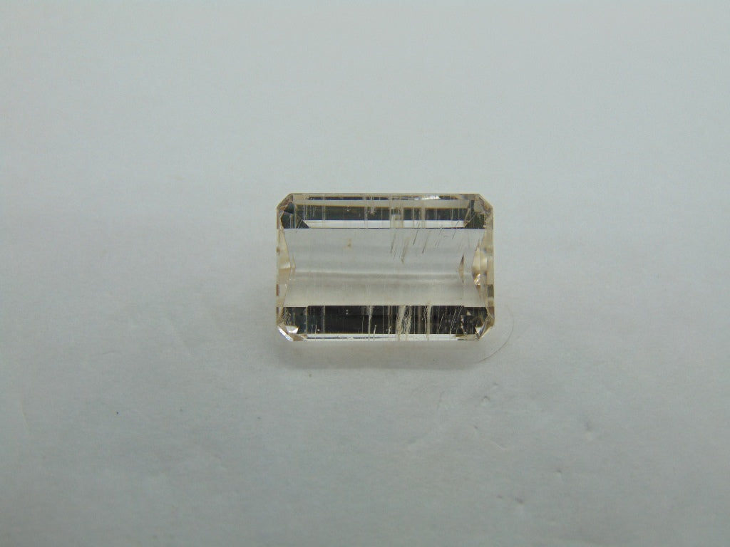 13.10ct Morganite With Needles 17x12mm