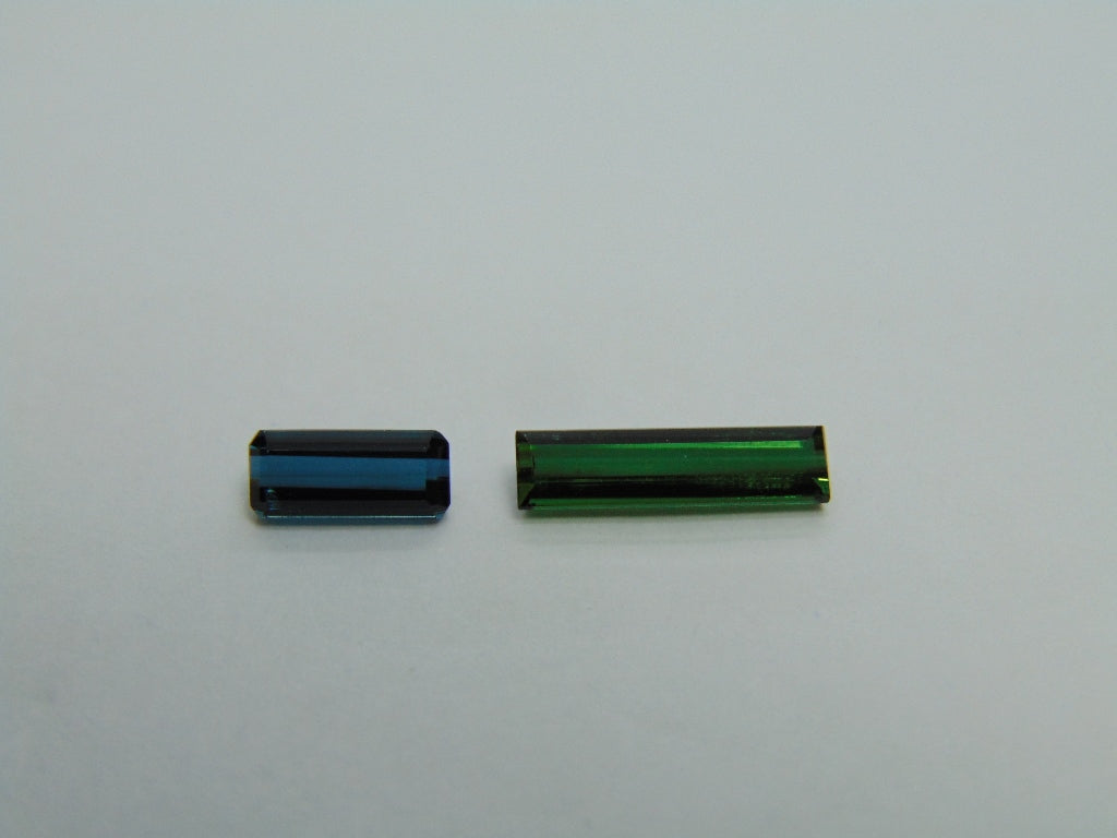 Turmalina 2,55ct 9x4mm 14x3mm