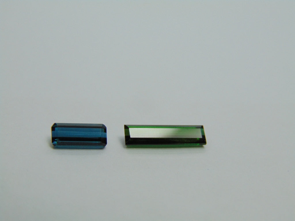 Turmalina 2,55ct 9x4mm 14x3mm