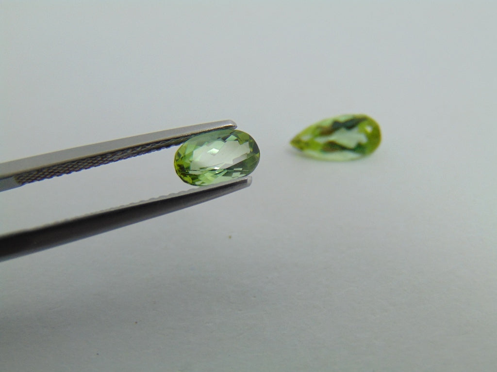 1,90ct Turmalina 8x5mm 10x5mm