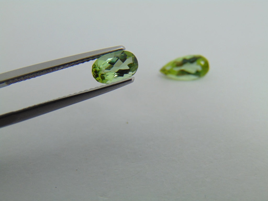 1,90ct Turmalina 8x5mm 10x5mm