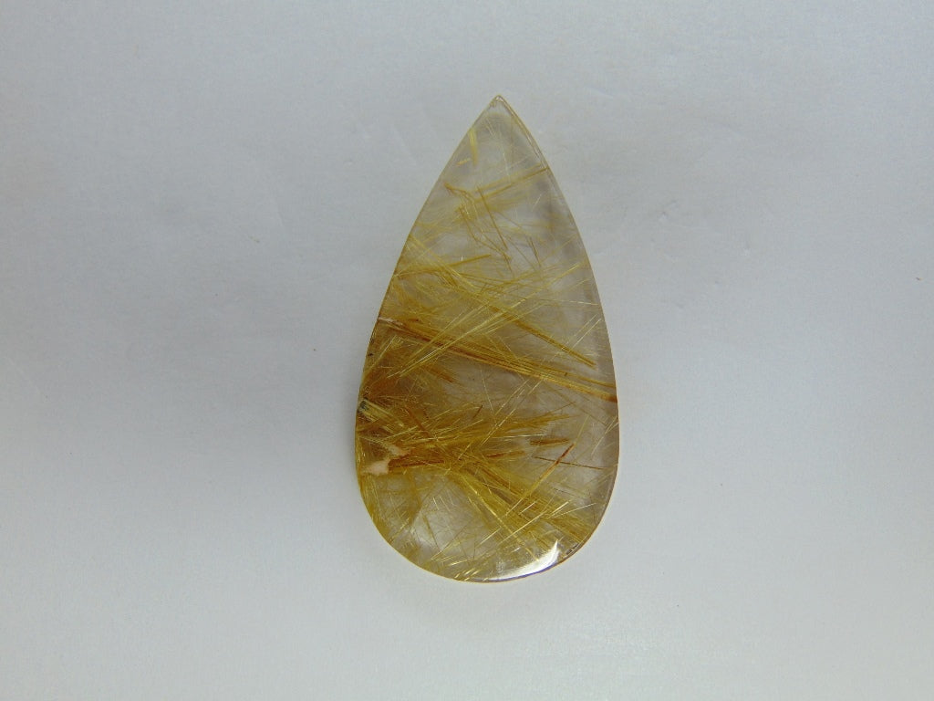 46,70 ct Rutilo Dourado 43x23mm