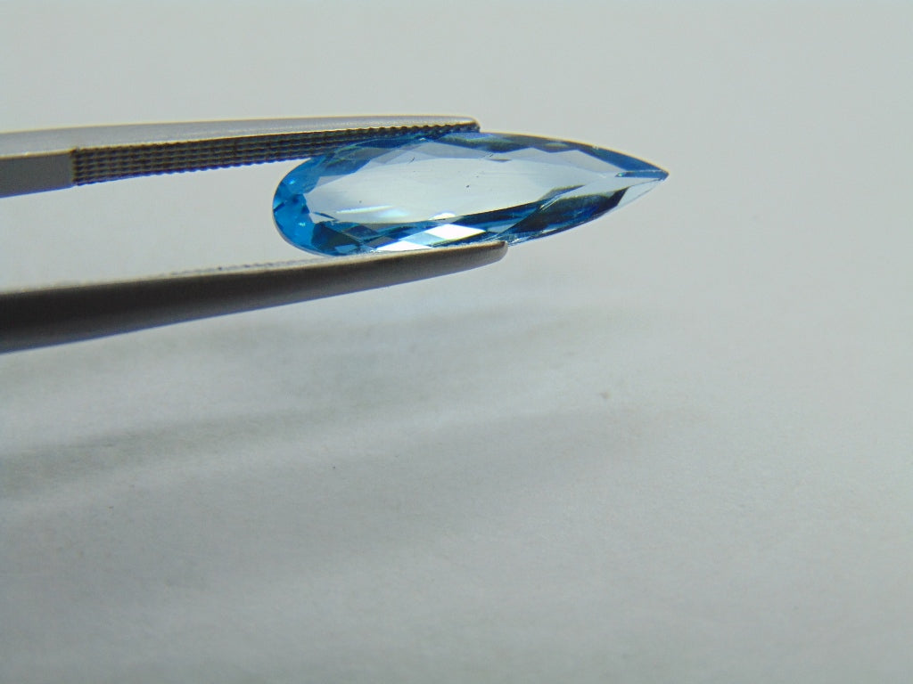 3ct Topaz Blue Swiss 18x5mm