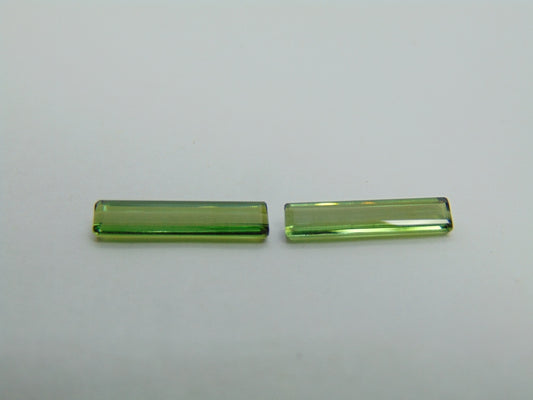 Par Turmalina 2,65ct 16x3mm 15x3mm