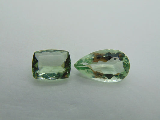 Prasiolita de 18,20cts