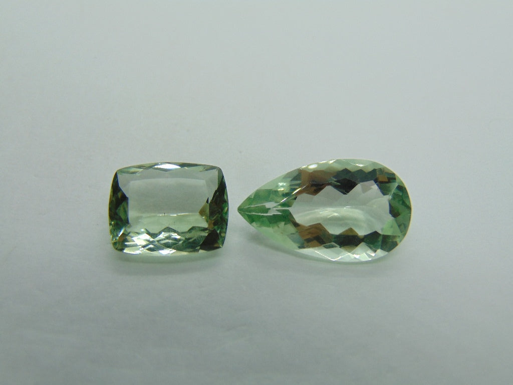 Prasiolita de 18,20cts