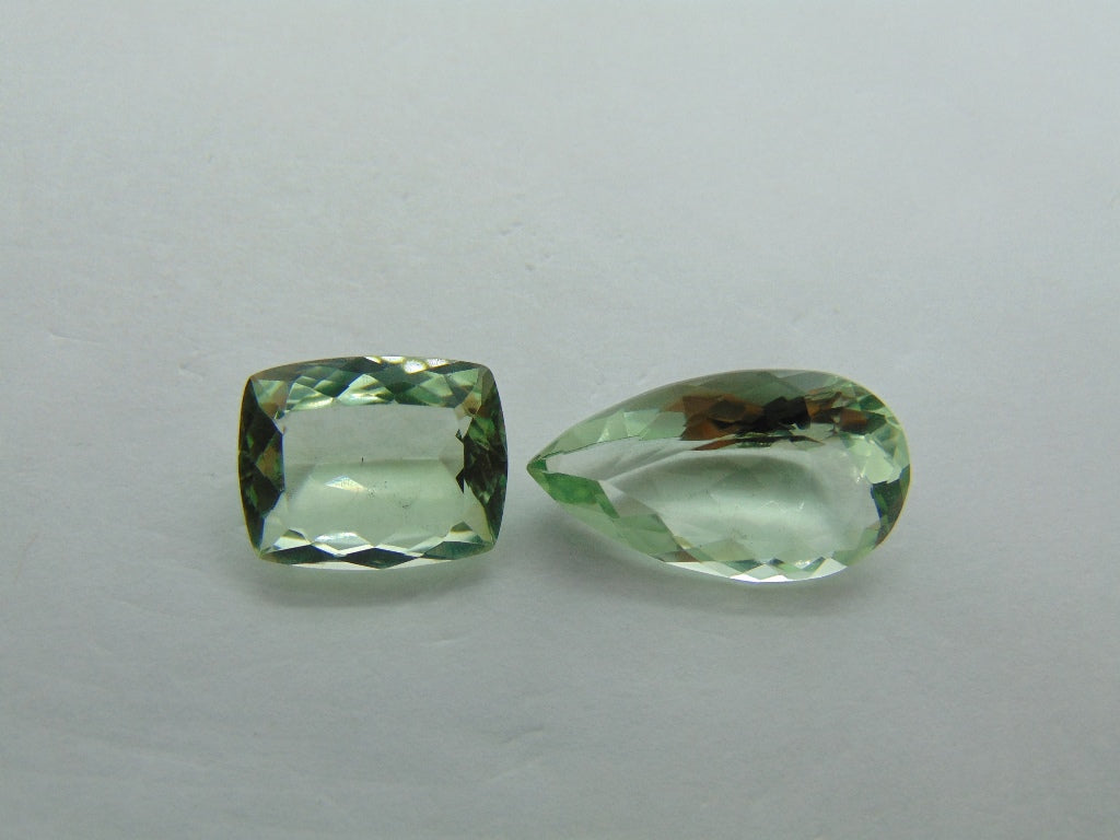 Prasiolita de 18,20cts