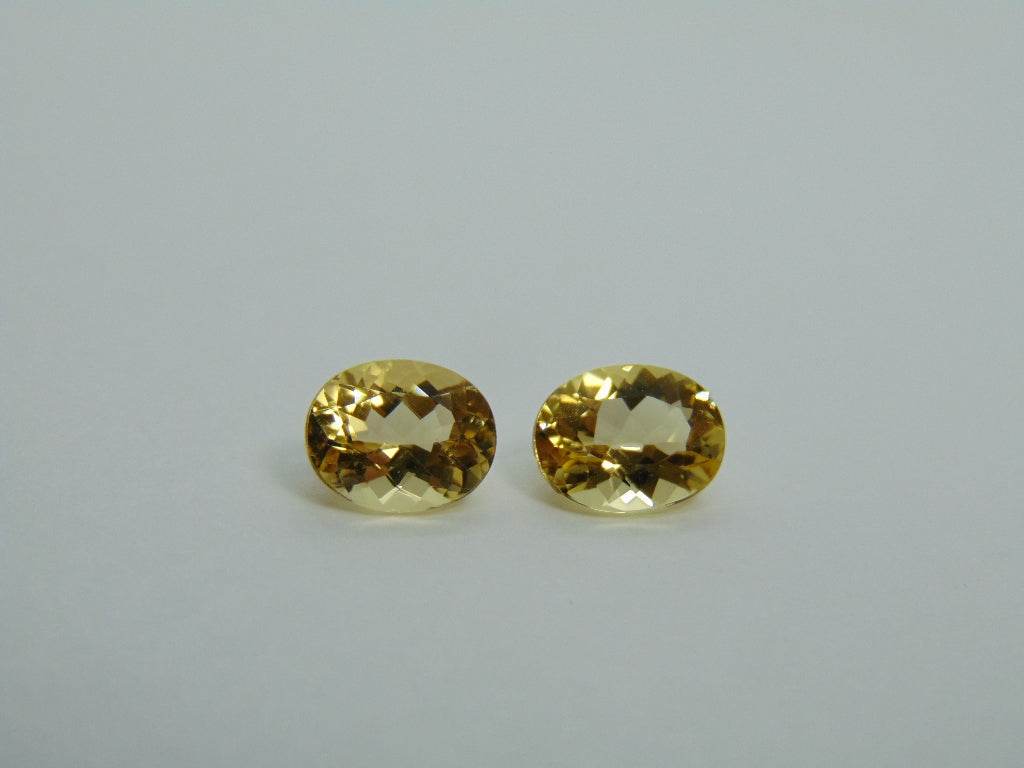 3.25ct Beryl Pair 9x7mm