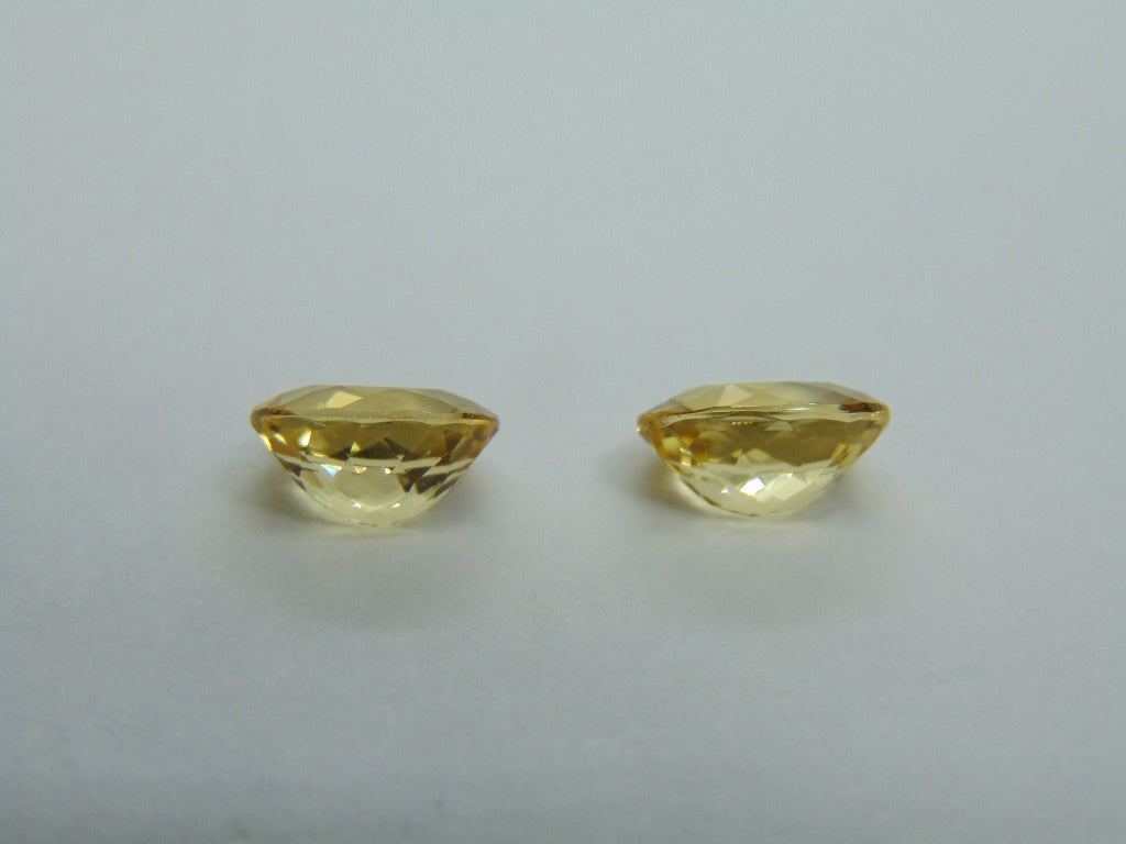 3.25ct Beryl Pair 9x7mm