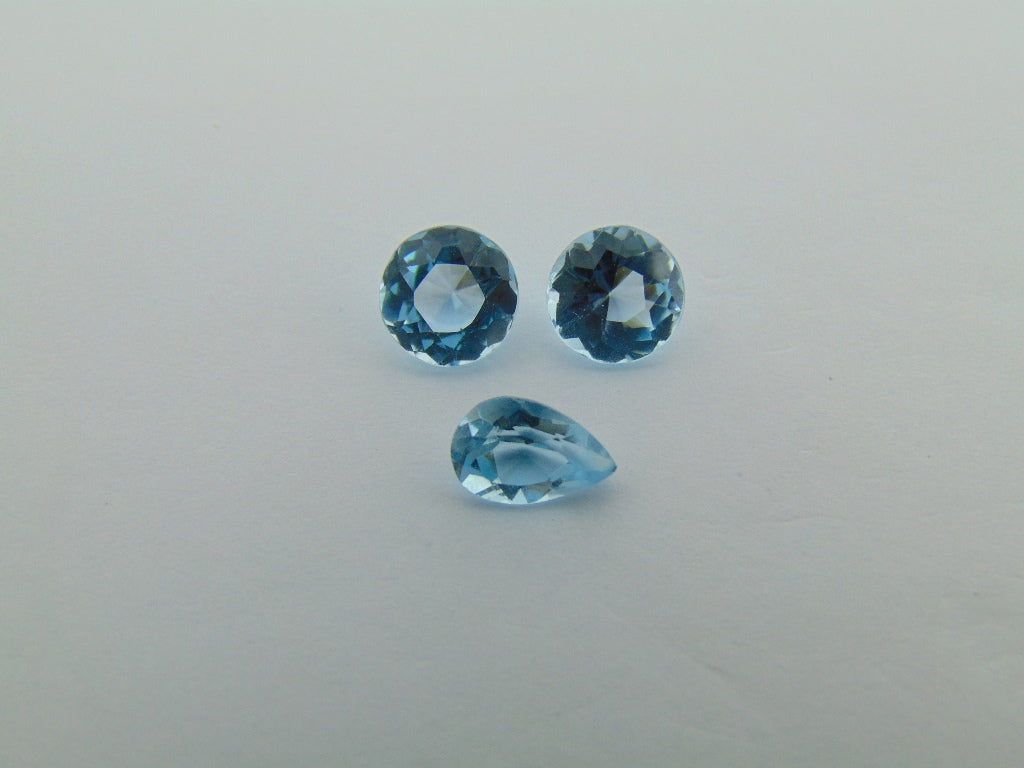 6,10cts Topázio (conjunto)