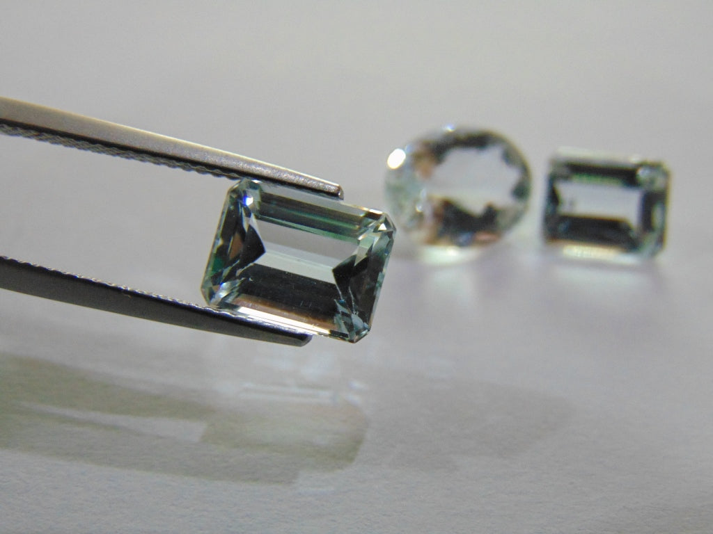 Aquamarine de 7,50 ct (conjunto)