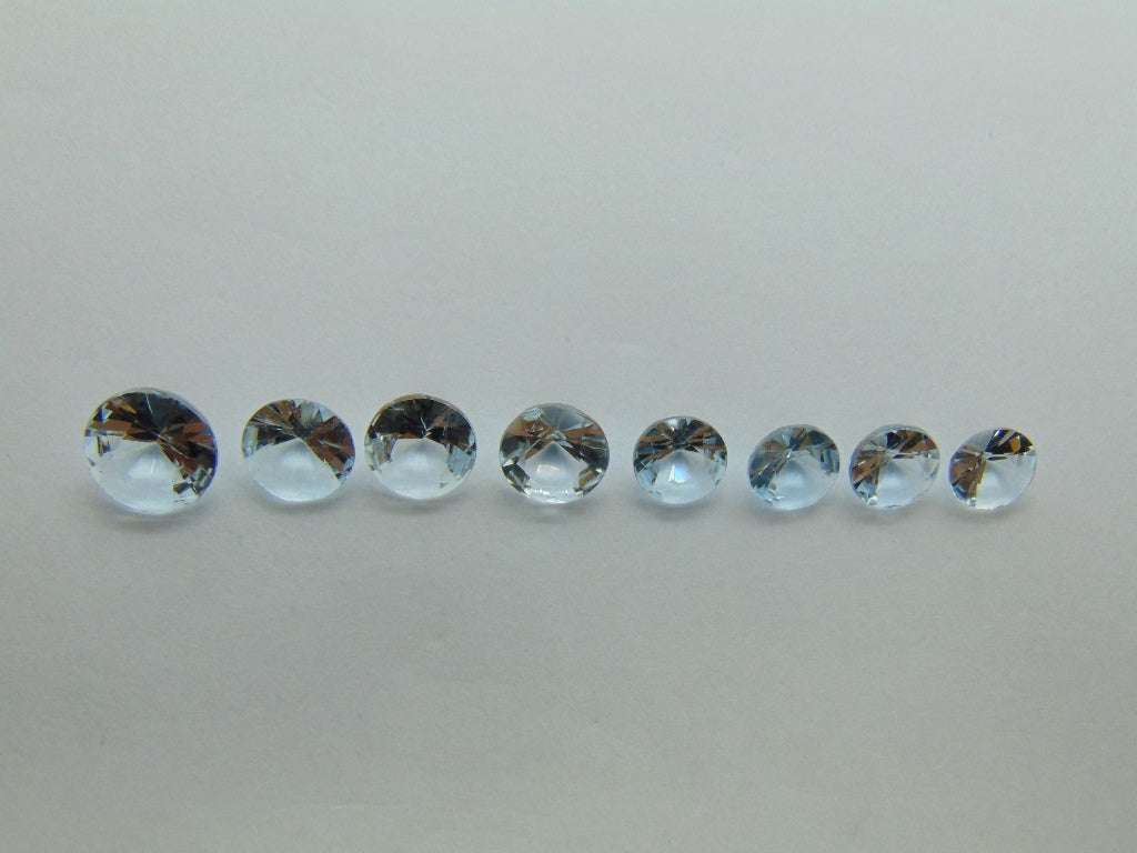 4.50ct Aquamarine Calibrated 7mm 6mm 5mm