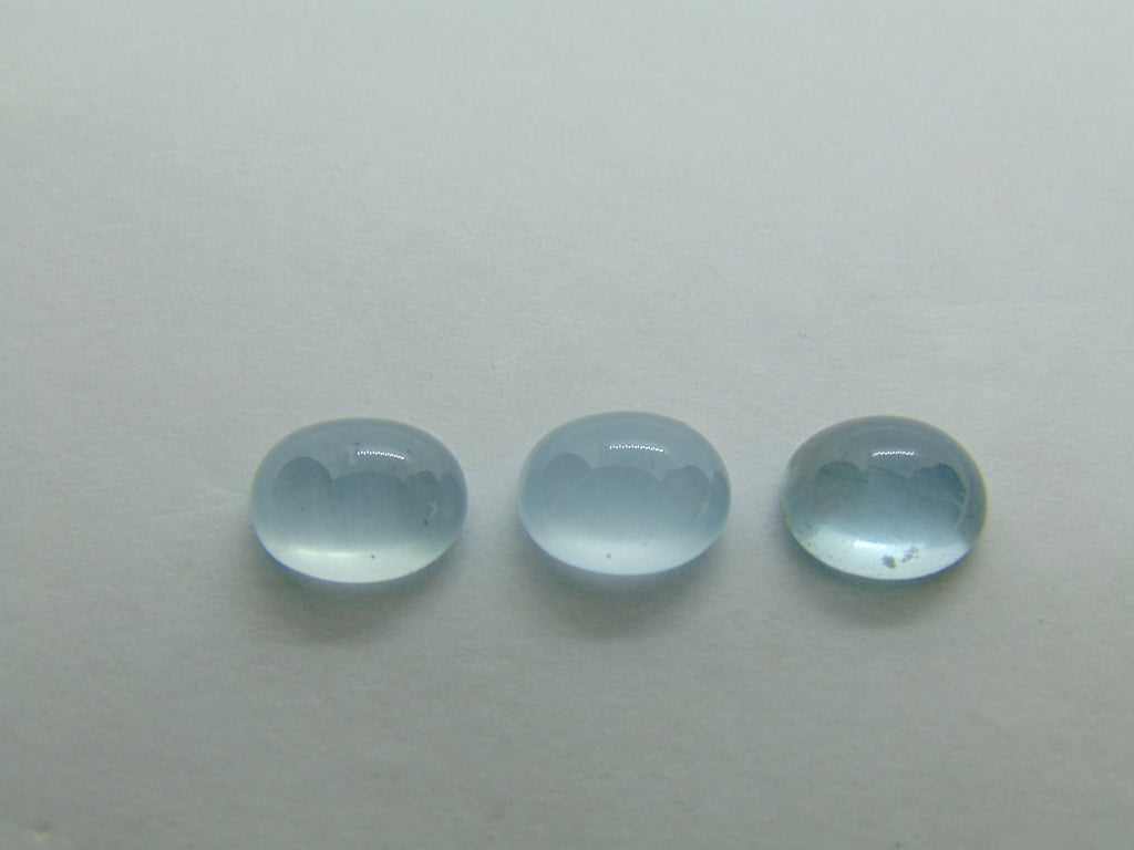 6.25ct Aquamarine Cabochon 9x7mm