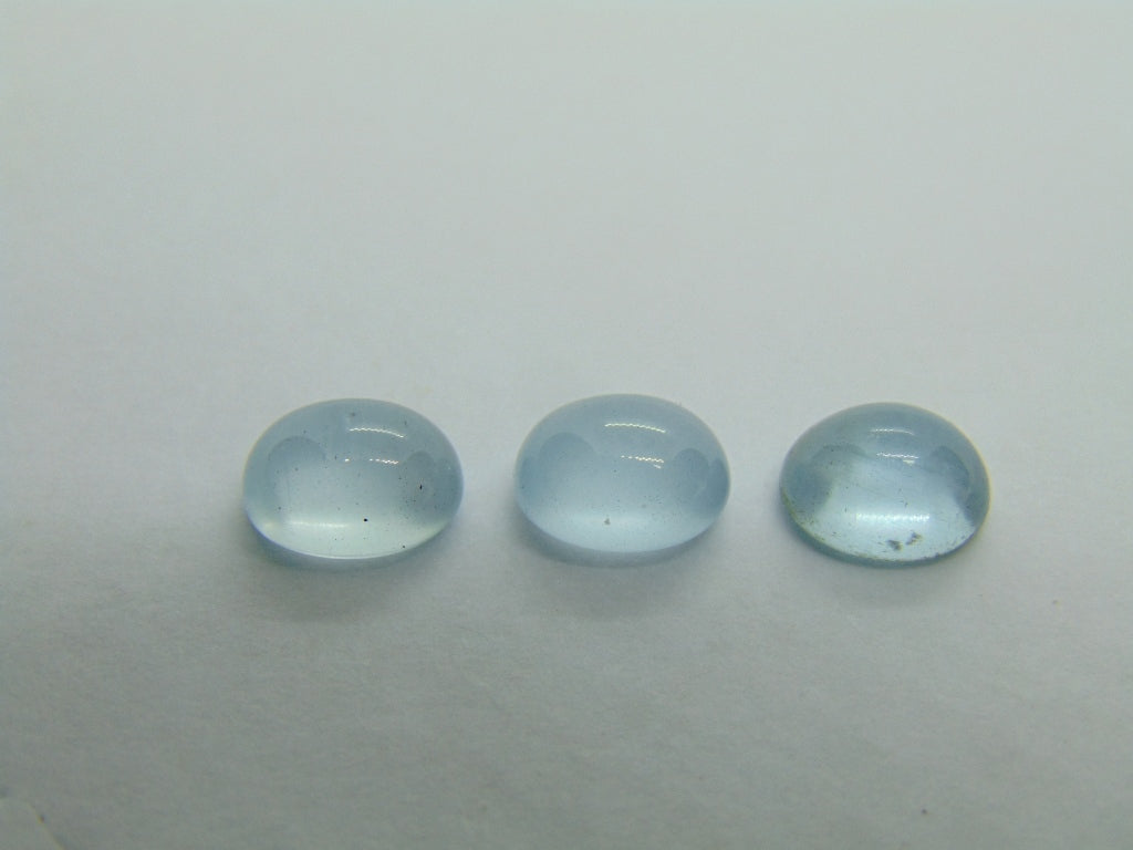 6.25ct Aquamarine Cabochon 9x7mm