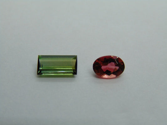 2.59ct Tourmaline 10x5mm 8x6mm