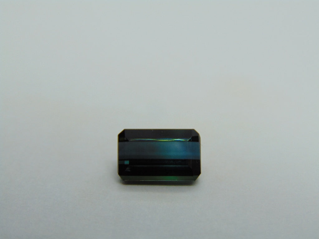 Turmalina Bicolor 2,40ct 10x6mm