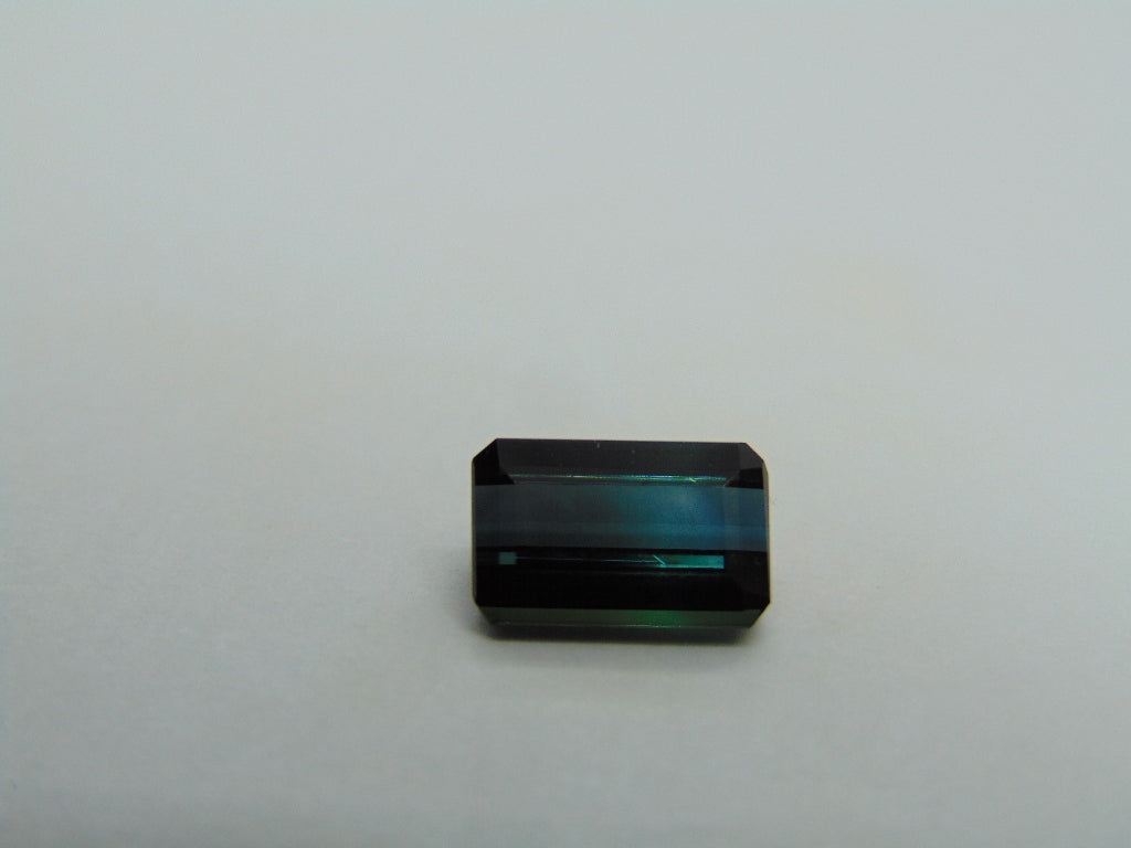 Turmalina Bicolor 2,40ct 10x6mm