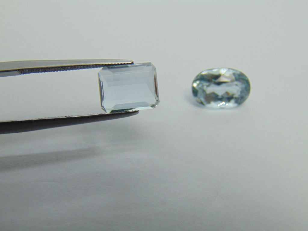 7.70ct Topaz Natural Color 9x7mm 11x8mm