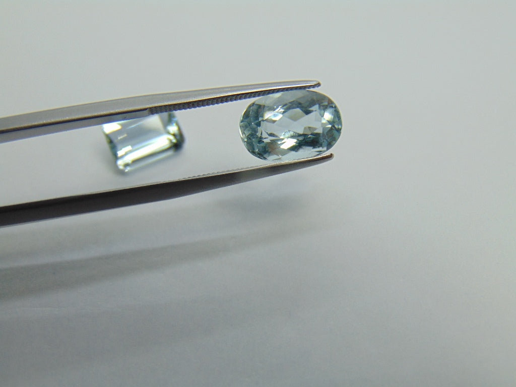 7.70ct Topaz Natural Color 9x7mm 11x8mm