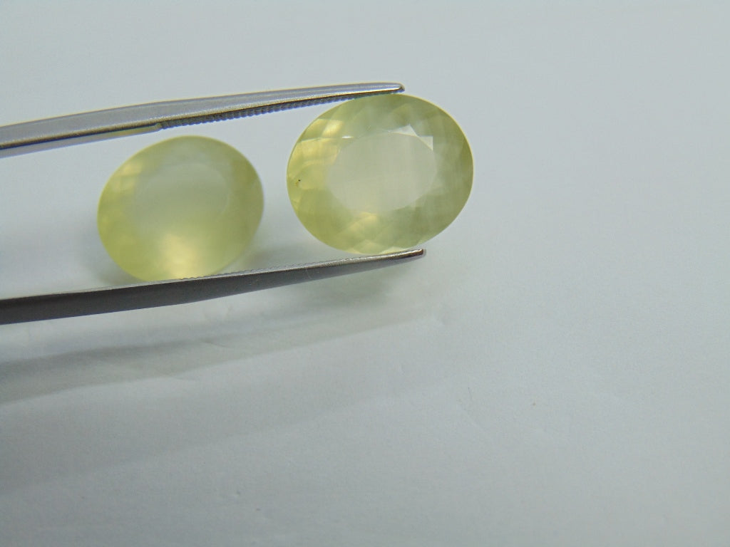 12.70cts Beryl Pair (Natural Color)