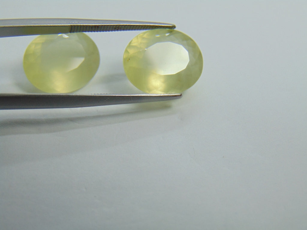 12.70cts Beryl Pair (Natural Color)