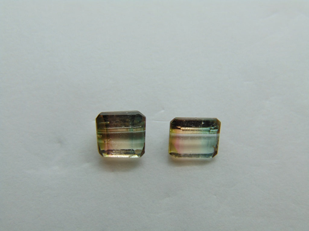 Turmalina Bicolor 2,17ct 6x5mm