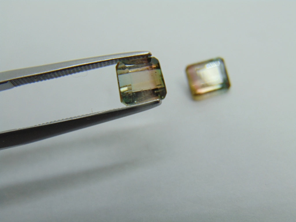 2.17ct Tourmaline Bicolor 6x5mm