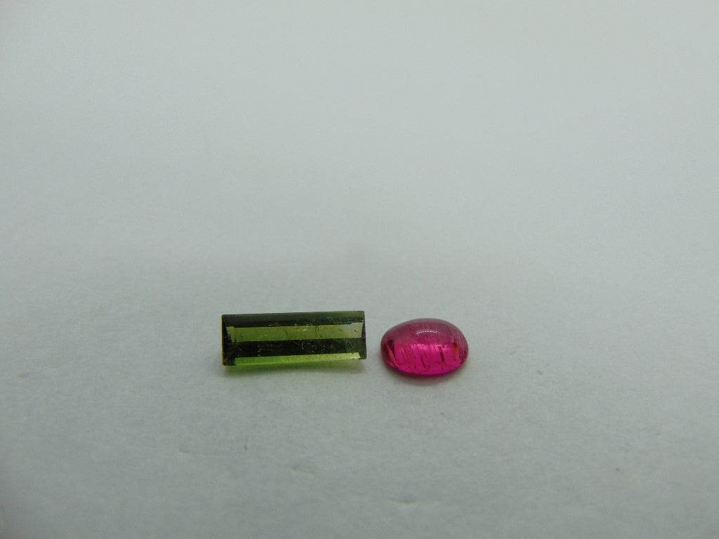 2.50cts Tourmaline Mix 12x4mm 8x6mm