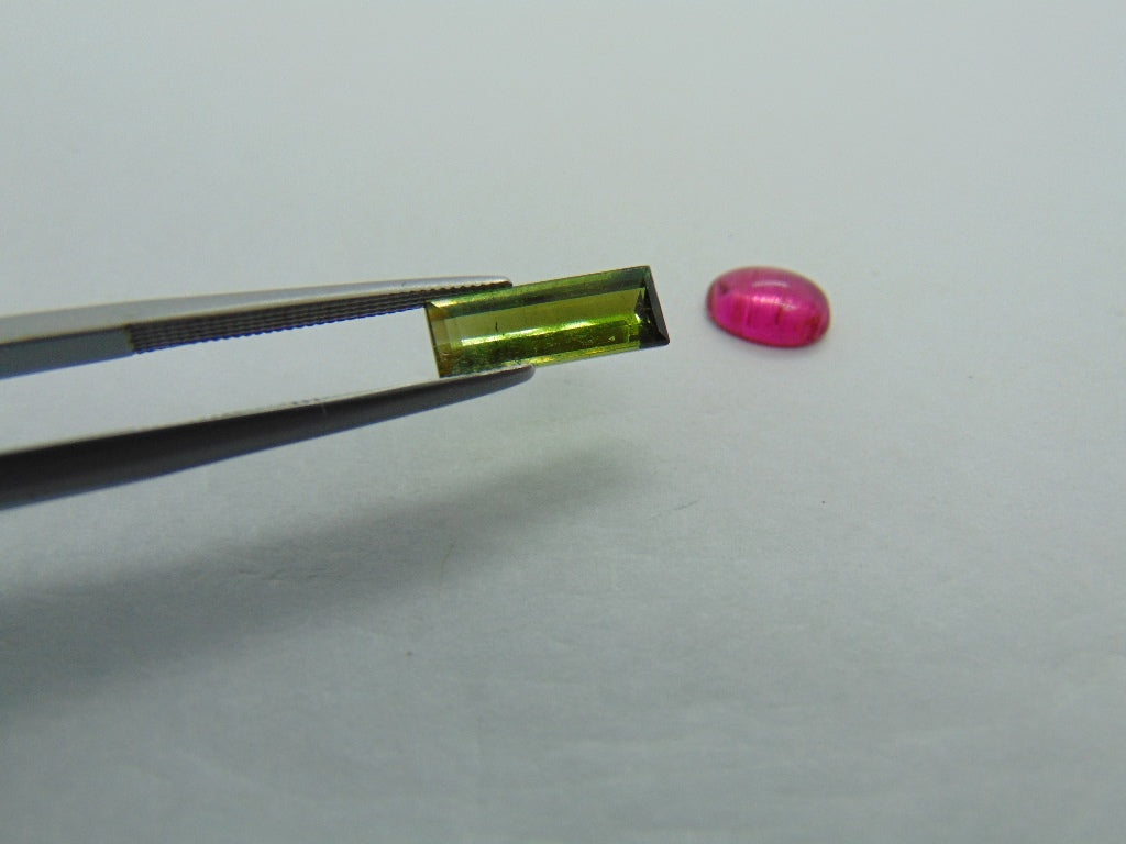 2.50cts Tourmaline Mix 12x4mm 8x6mm