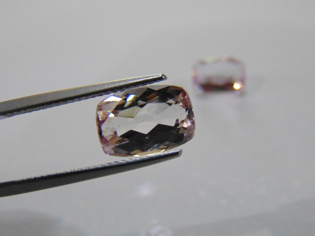 7.10ct Kunzite (Pair)