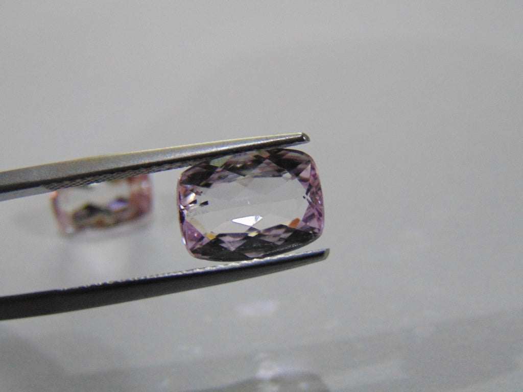 7.10ct Kunzite (Pair)