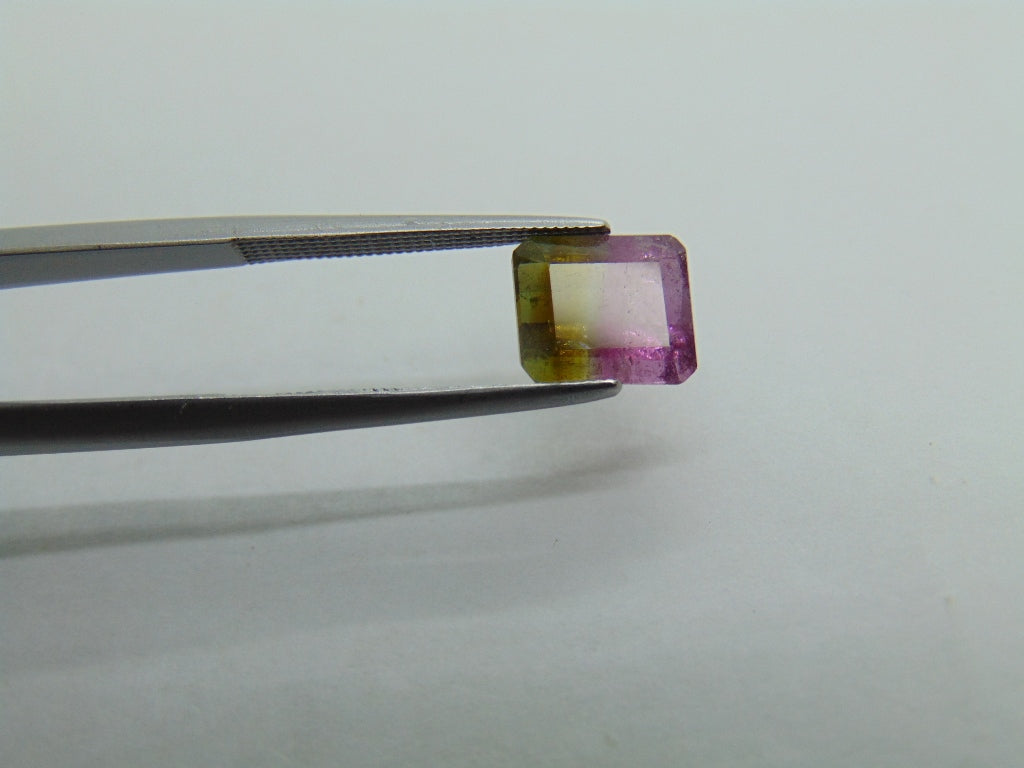 Turmalina Bicolor 2,70ct 8x7mm