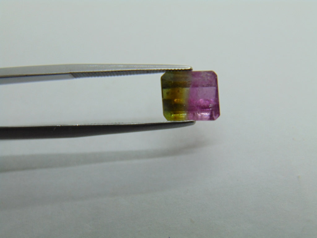 Turmalina Bicolor 2,70ct 8x7mm