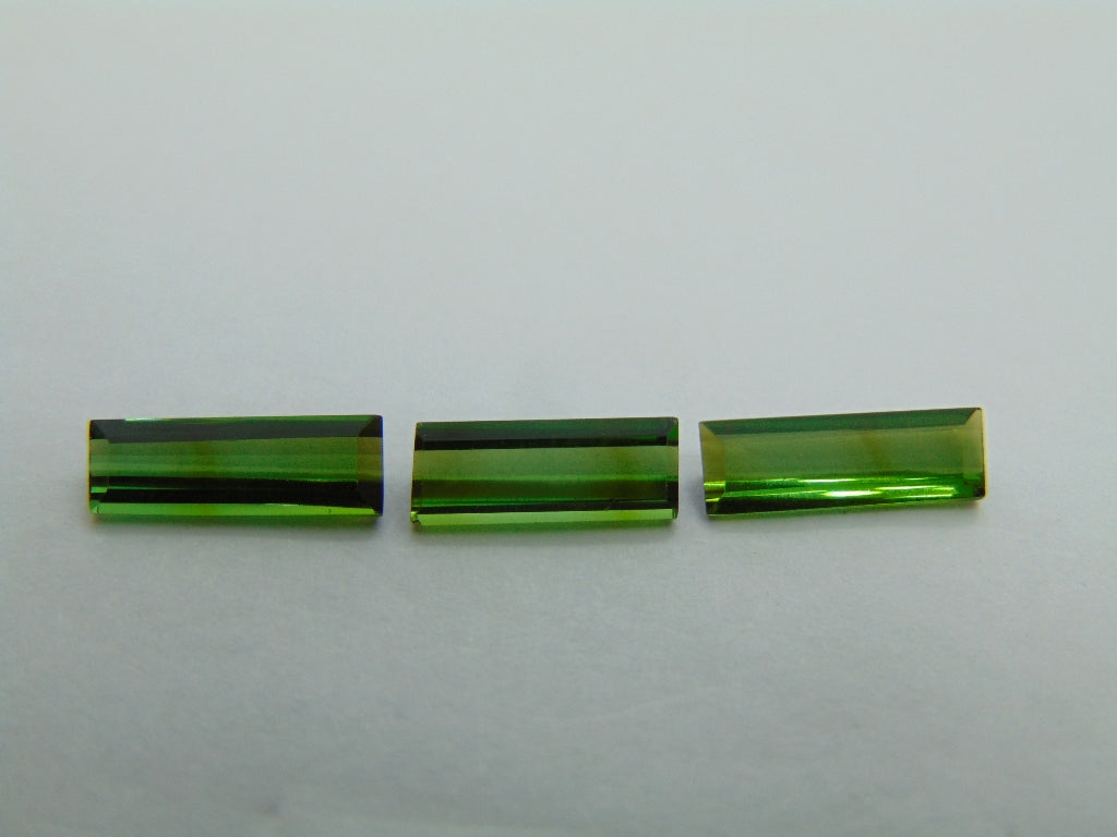 Turmalina 2,45ct 11x4mm 10x4mm