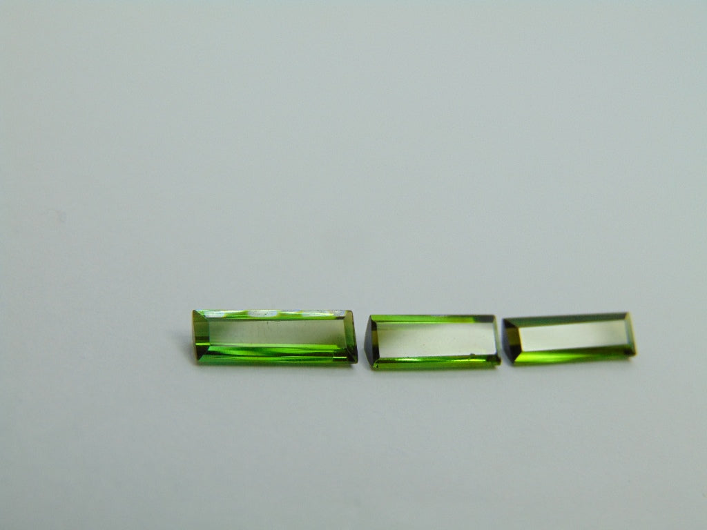 Turmalina 2,45ct 11x4mm 10x4mm