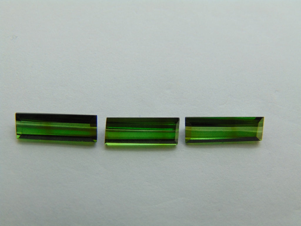 Turmalina 2,45ct 11x4mm 10x4mm