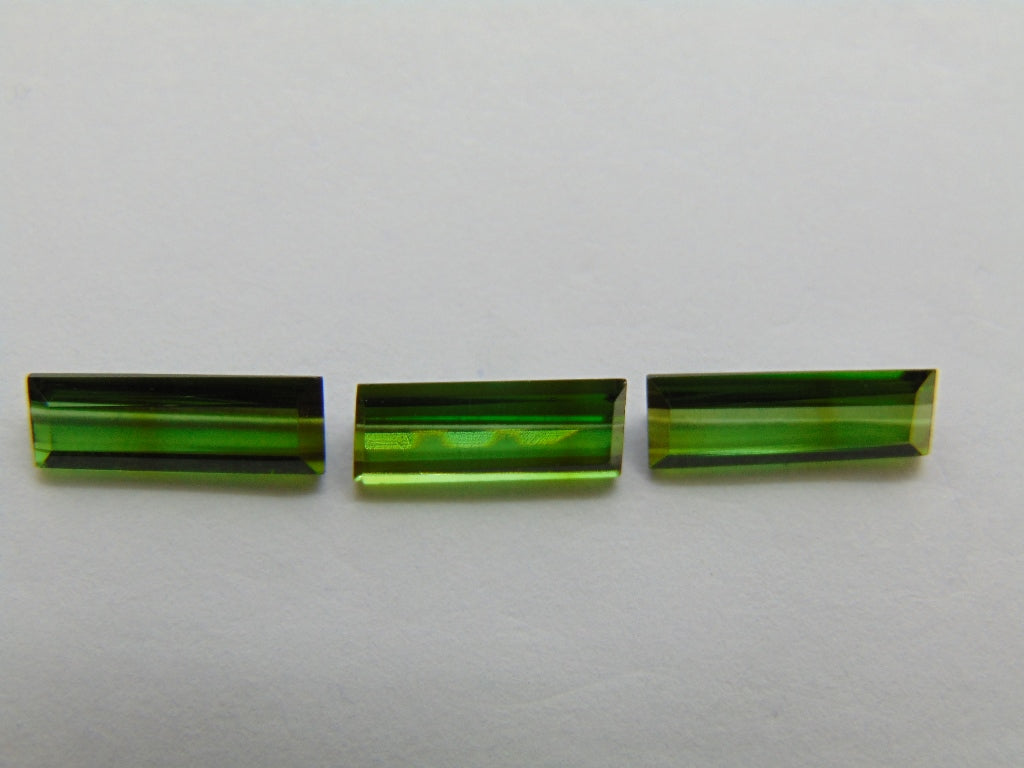 Turmalina 2,45ct 11x4mm 10x4mm