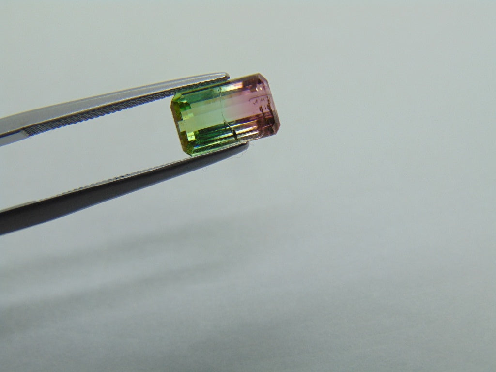 1,95ct Turmalina Bicolor 9x5mm