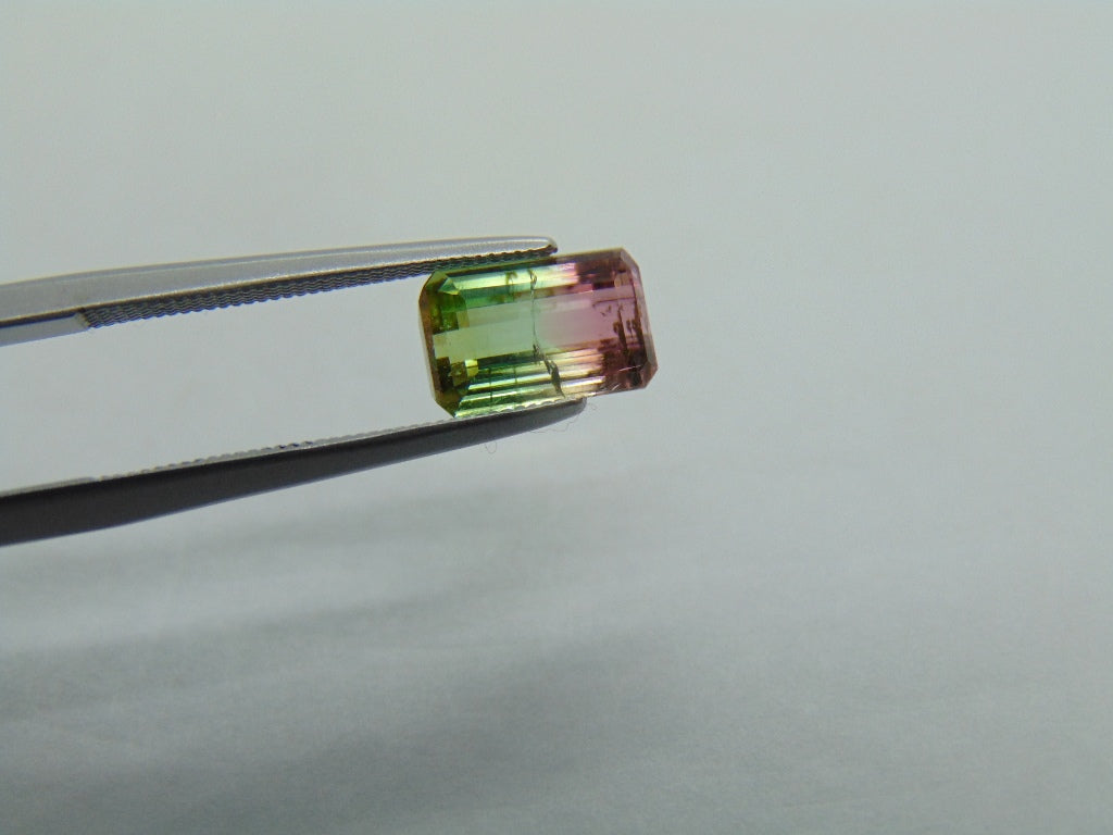 1,95ct Turmalina Bicolor 9x5mm