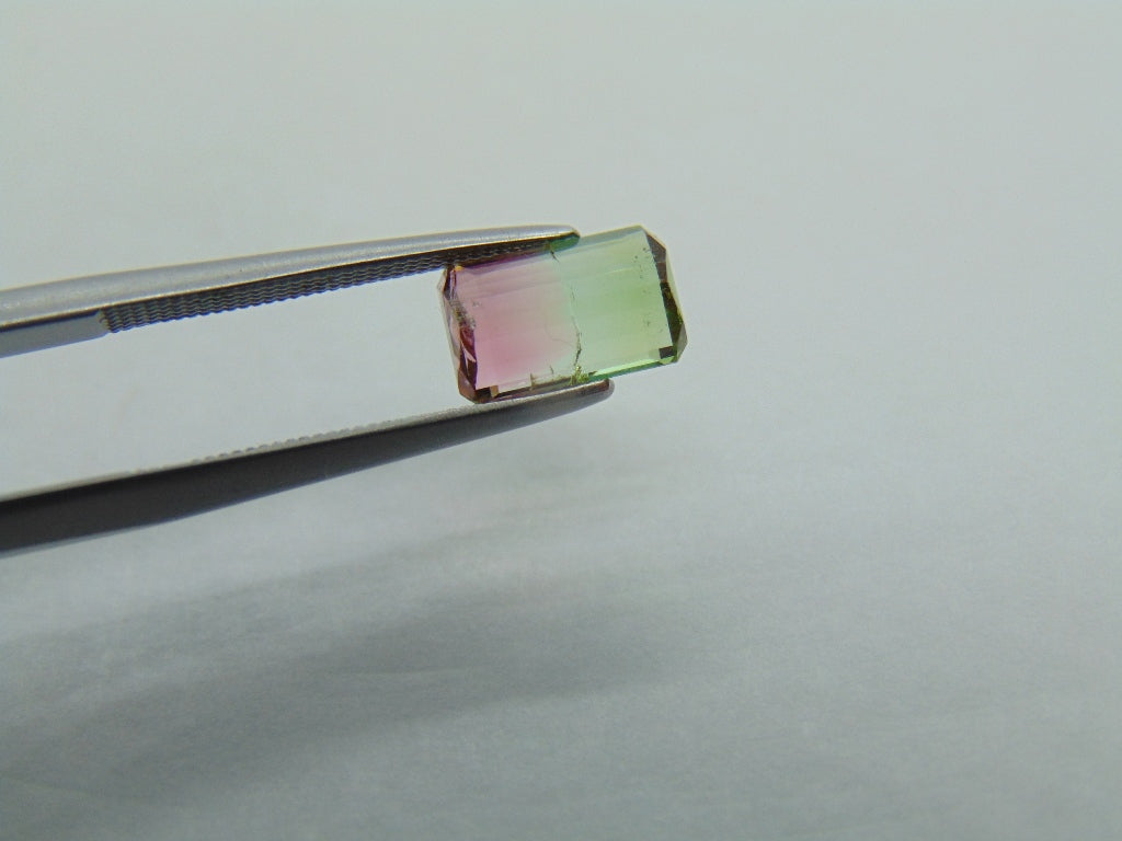 1,95ct Turmalina Bicolor 9x5mm