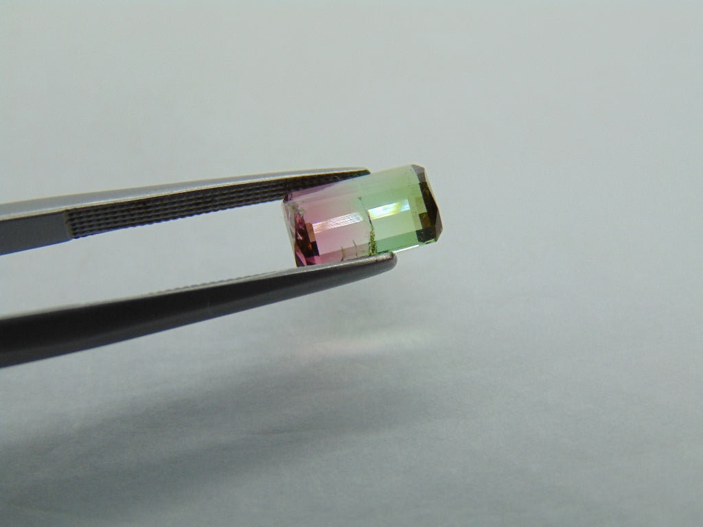 1,95ct Turmalina Bicolor 9x5mm