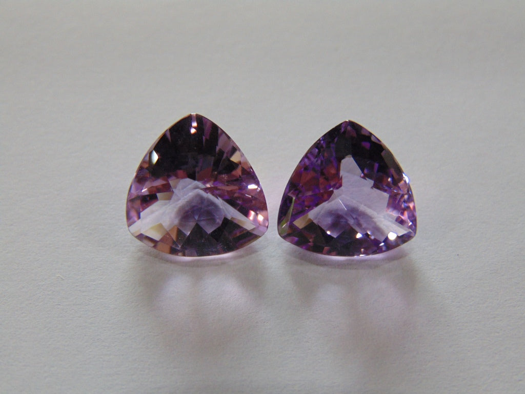 11.70ct Amethyst (Pair)