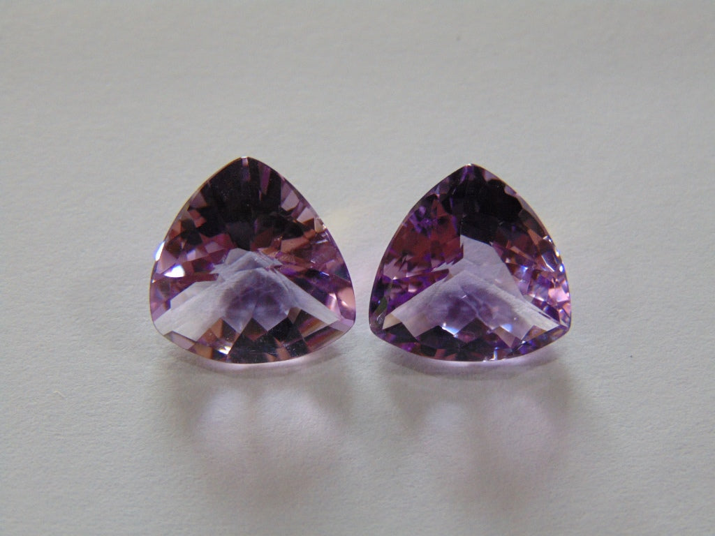 11.70ct Amethyst (Pair)