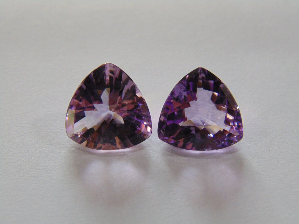 11.70ct Amethyst (Pair)