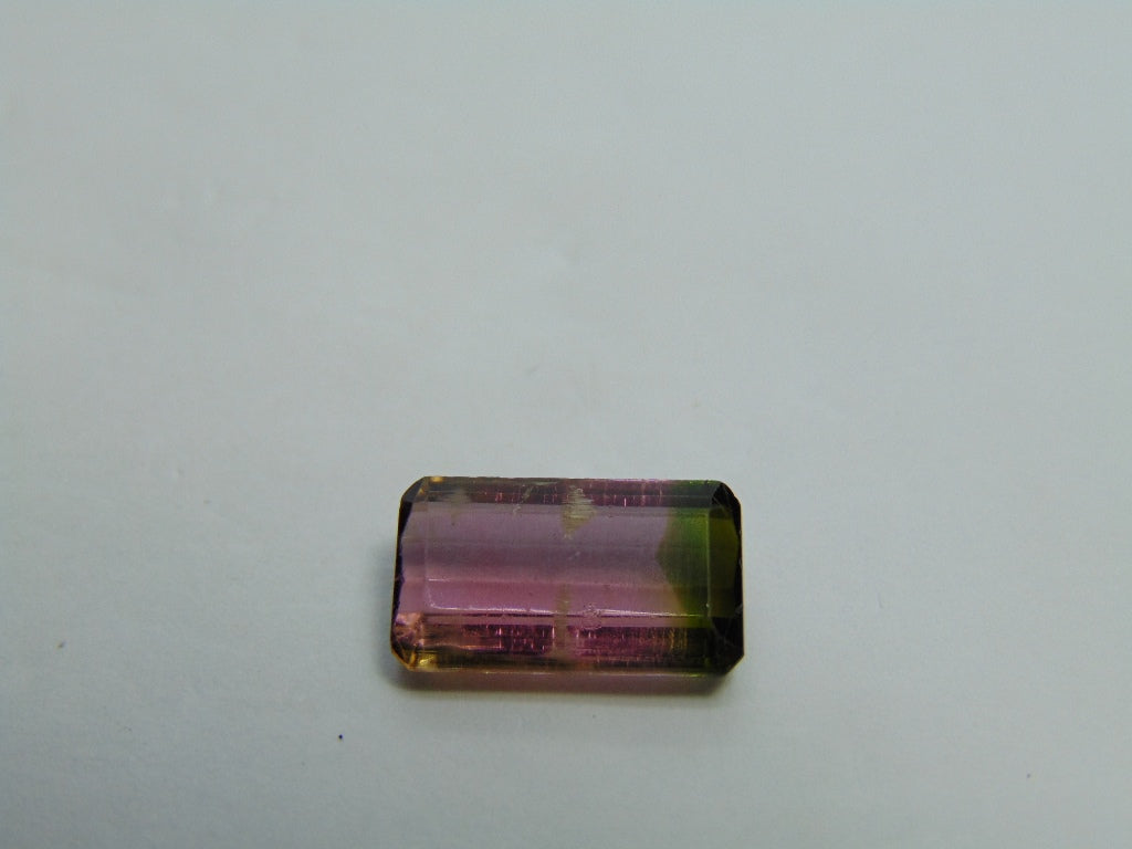 4ct Tourmaline Bicolor 13x8mm