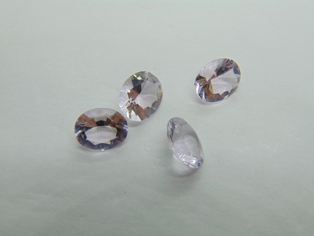 8,80 quilates Ametista Rosa França 10x8mm