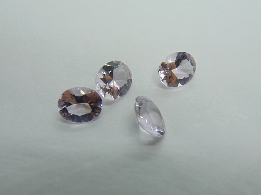 8,80 quilates Ametista Rosa França 10x8mm