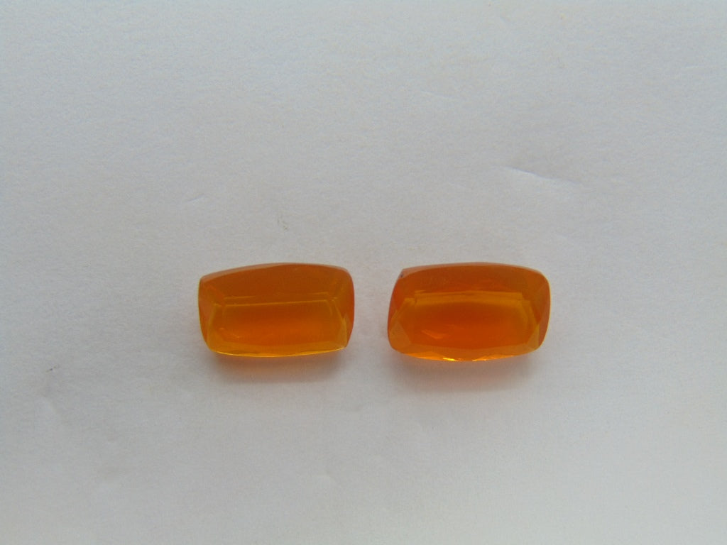 2.70ct Fire Opal 10x6mm 9x6mm