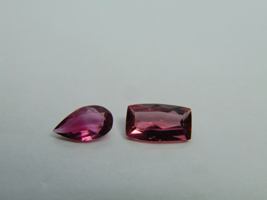 1,84ct Turmalina 8x5mm 9x5mm